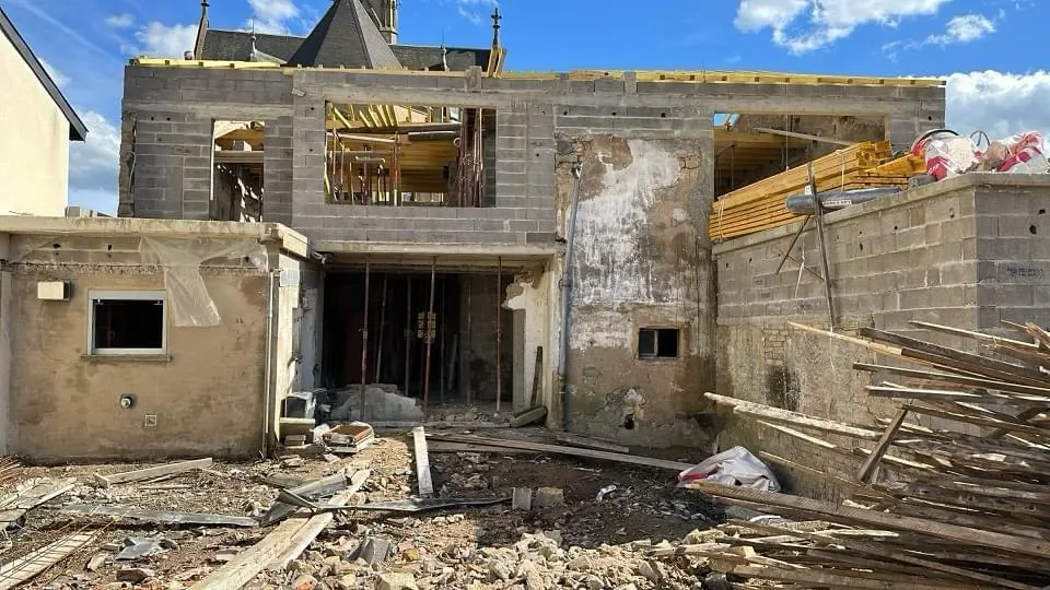 Élévation murs - Construction neuve maçonnerie Moselle